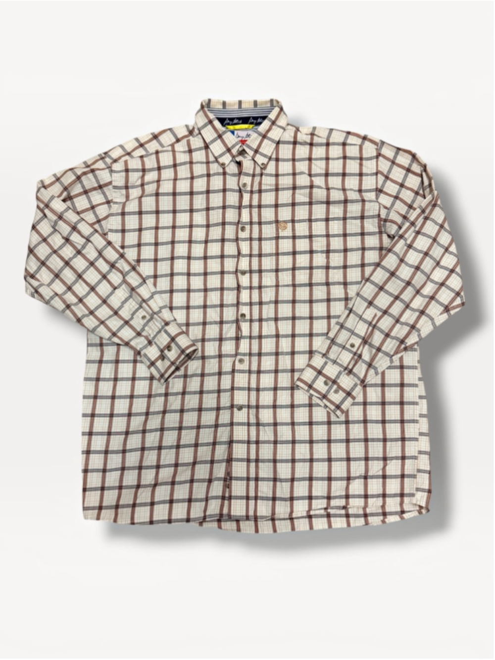 Wrangler George Strait Cowboy Cut Plaid Western Shirt Men’s XL Long Sleeve